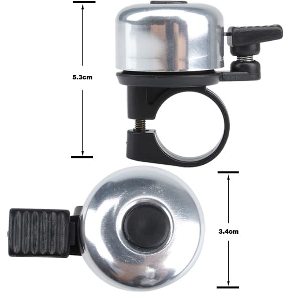 Cykelklocka SILVER