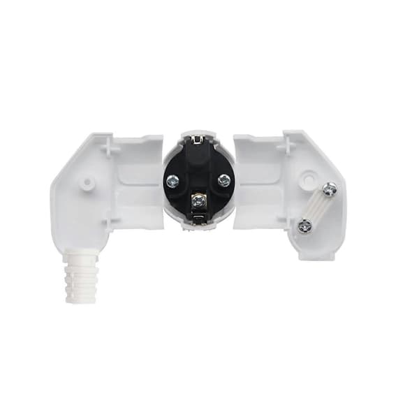 3-pakning plugger, gummiskjermede kontaktplugger, 250V (16A) plugger, vinklede plugger, vanntette utendørs strømuttak (LGL)