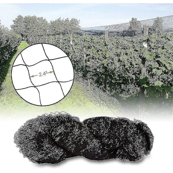 15m x 15m Fuglebeskyttelsesnet Fuglenet Plante Net Damnet Havenet Til Have, 5 X 5 Cm Store Huller