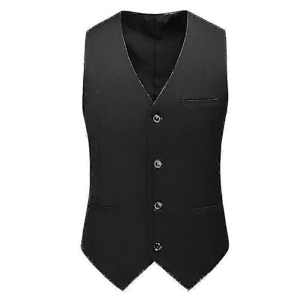 Klassisk forretningsvest for menn, Regular Fit smokingvest TA LGL Black M