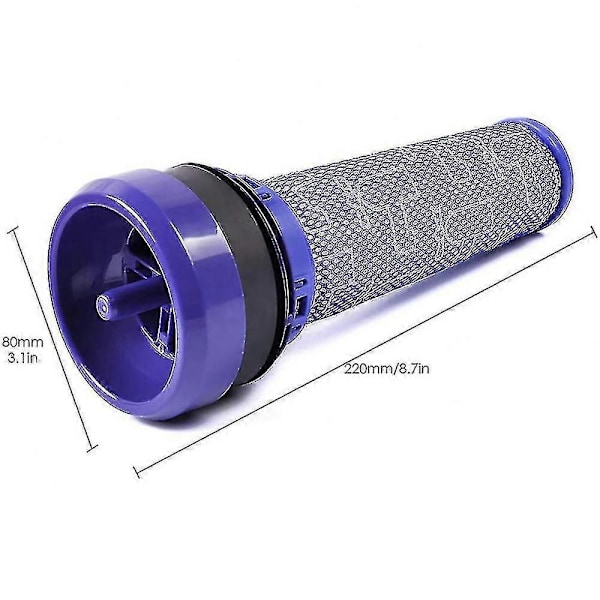 2 stk. filtre til DC37 DC33c DC39 DC28c DC53 forfilter formotorfilter støvsuger LGL