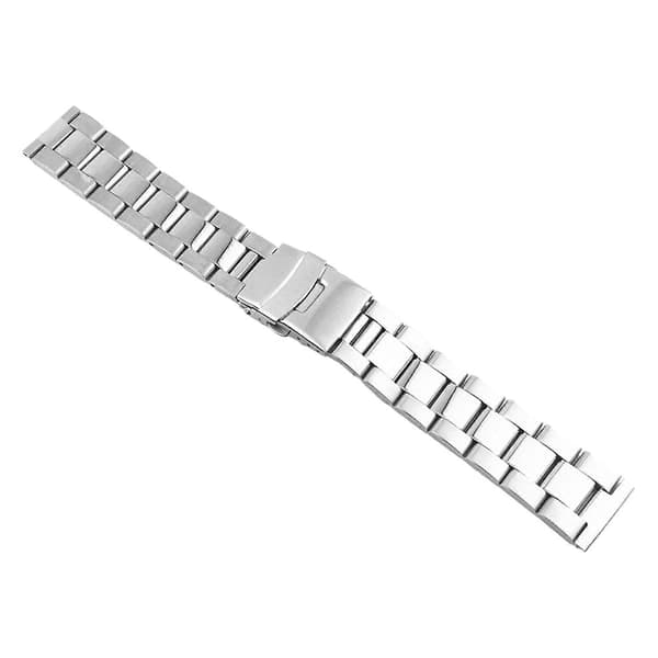 Urrem i rustfrit stål 20 mm til ure og smarture (LGL) Silver