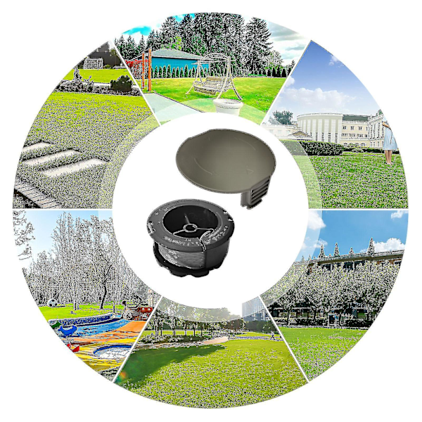 4 spoler 1 hætte Bosch F016800570 erstatningsspole til Bosch Universal Grasscut med hætte 1600a01r5j [LGL] 4 spools 1 cap