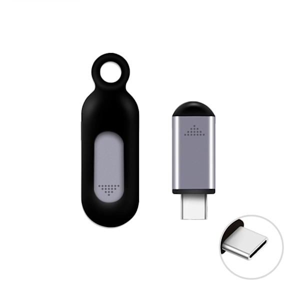 Trådlös Smarttelefon Infraröd Sändare Universell Mini Fjärrkontroll med Typ-C Anslutning Rep LGL Grey