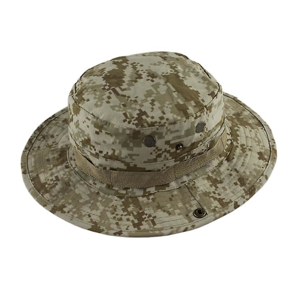Maastokuvioitu taktinen airsoft-sniper boonie -hattu metsästyshattu kalastus ulkoilu leveälierinen lippis unisex ulkoilu vaelluslippis LGL DD 60CM