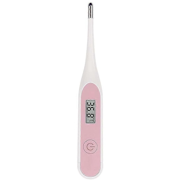 Digital Basaltermometer för PC, snabbavläsning, elektronisk termometer, 20 sekunders snabbtesttermometer för vuxna, BabyPink (LGL)
