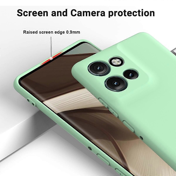 Motorola Edge 50 Neo 5G -kotelo, nestemäinen silikoni, naarmuuntumaton puhelinkuori käsiremmin kanssa, LGL Multicolor Style B