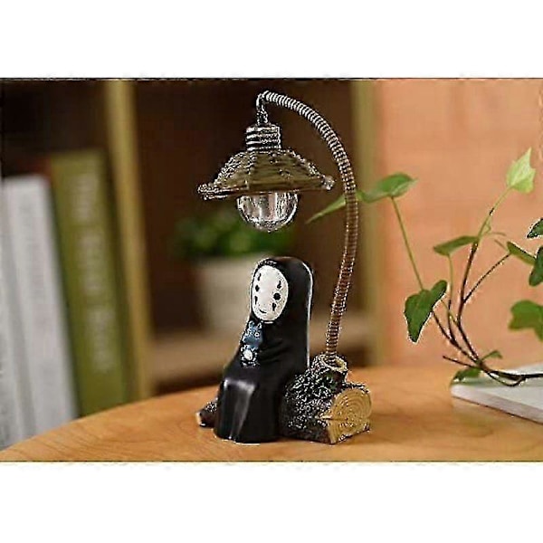 Chihiro og den fortryllede by No Face Man Natlampe Chi Hiro Bordlampe Miyazaki Hayao Anime Kaonashi Børnegave Legetøj Boligindretning Håndværk Decora LGL
