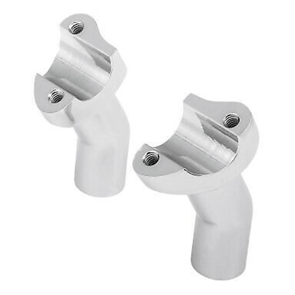 Chrome 3.5Inch Tall Pullback Handlebar Risers for Softail Touring Pullback Aluminum Straight [GGL]