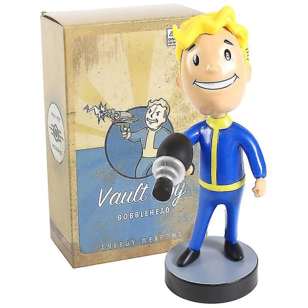 Fallout Vault Boy Bobble Head Docka Pvc Figur Samlarobjekt modell Leksaker 7 stilar B Energy Weapons