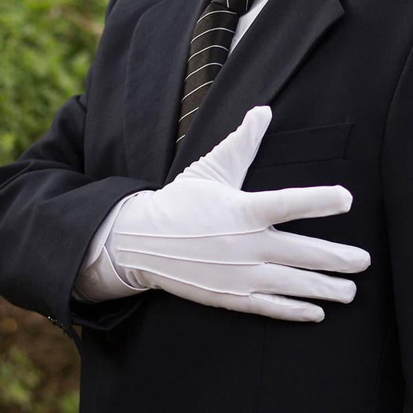 3 par formelle handsker til smoking æresgarde parade inspektion samling servering (LGL)
