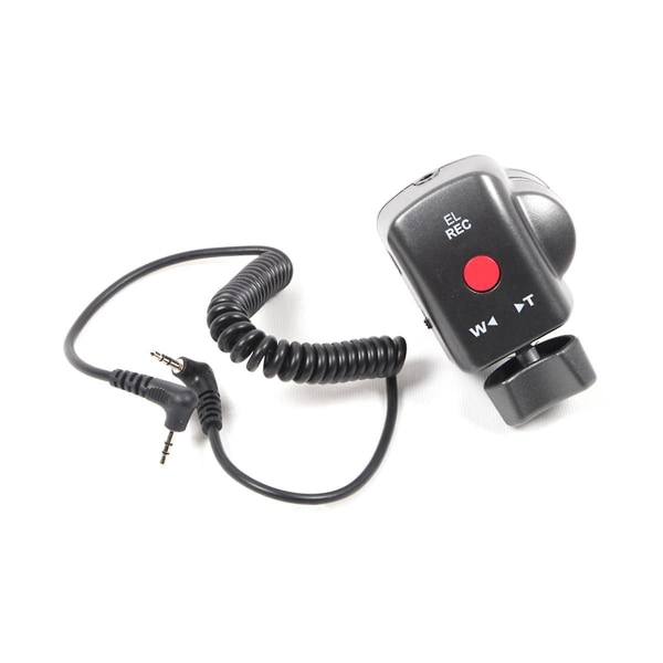 Zoomkontroll Dslr Pro Videokamera Fjernkontroll 2,5 mm Kabel For Lanc Black Black