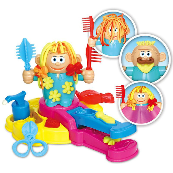 Play-Doh Crazy Barber Shop Set Klipp Frisør Salong Late Som Leketøy For Barn