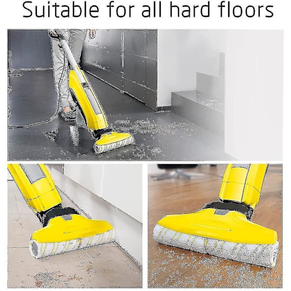 8-delad uppsättning rullar för Karcher Fc7 Fc5 Fc3 Fc3d golvrengörare
