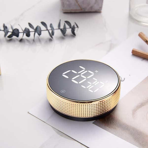 Magnetisk Digital Smart Timer - rotations Nedtællingstimer DM, 100% Ny (LGL) Gold