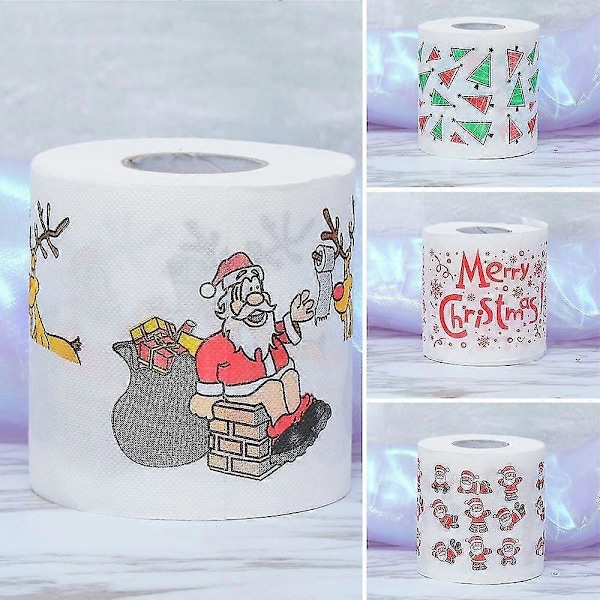 Christmas Toilet Paper - 3 Tiers. 150 Sheets  (LGL)