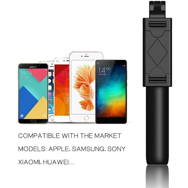 INF Selfie stick / tripod med trådløs fjernbetjening (LGL)