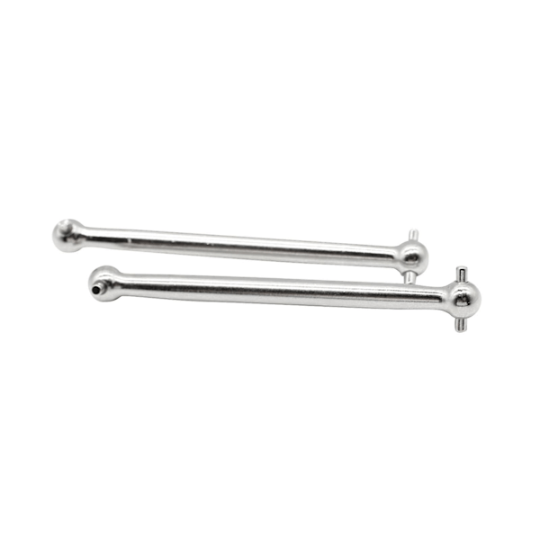 2x 1/12 mittakaavan RC-koiranluu voimansiirtoakseli, metallinen CVD-vetoakseli Wltoys 124008 -autoon (LGL)