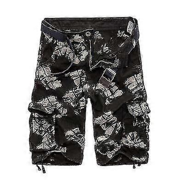 Cargo shorts med fickor för män LGL BLACK 29