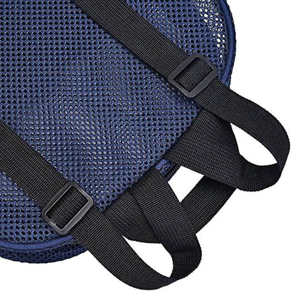 Mini mesh-ryggsekk, klar mesh-ryggsekk for pendling, svømming, reise, strand, utendørssport blå