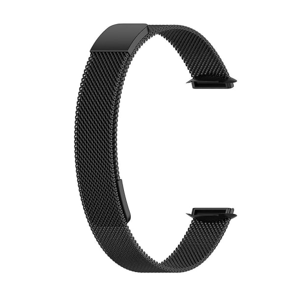 Magnetisk rustfrit stålrem til Fitbit Luxe Smart Watch [LGL] Black