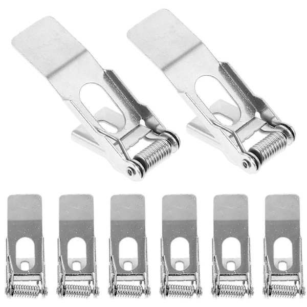 8st Infälld Ljuskälla Klämma Fast Fjäderklämma Fjäderklämma Fästklämma För Panellampa Downlight (LGL)