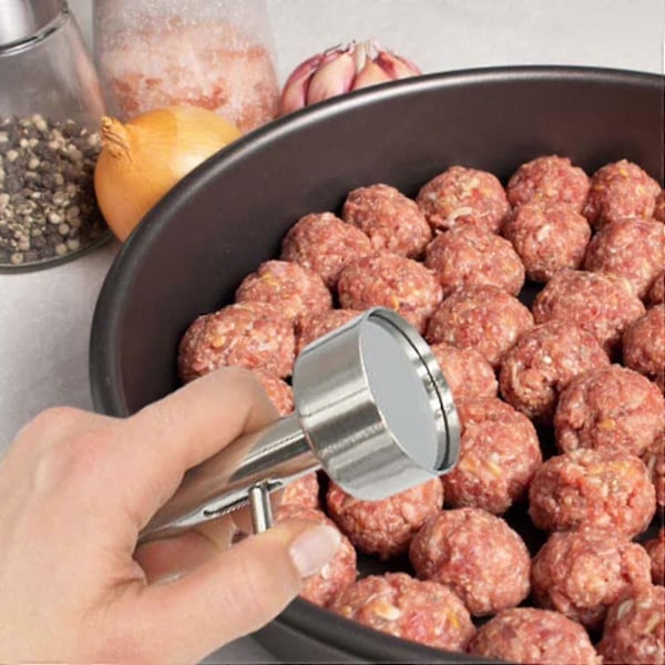 Falafel Skopa, Falafel Maker Skopa i Rostfritt Stål, Professionellt Non-stick Falafel Baller Verktyg {LGL} 1pcs