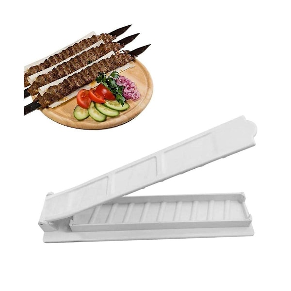 Enkel rad kebab maker BBQ kjøttspyd maskin kebab presse maker gjenbrukbar BBQ spyd maker kebab - [LGL]