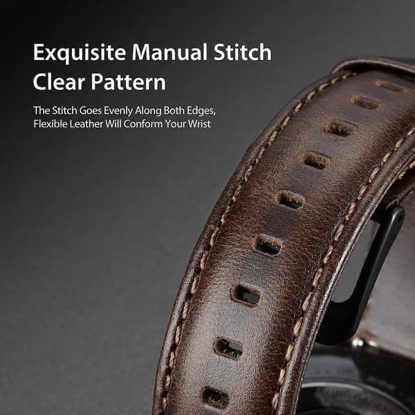 DUX DUCIS 22mm Læder Urrem 22mm (LGL) Brown