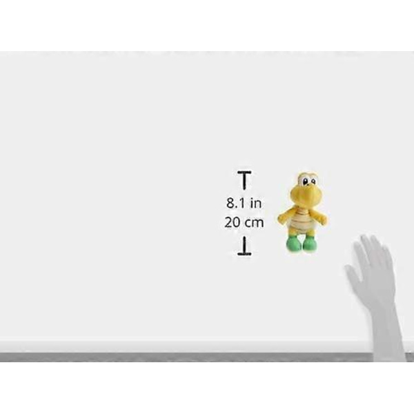 Little Buddy Super Mario All Star Collection 1425 Koopa Troopa Plyschdjur, 7 tum, Flerfärgad Koopa Troopa