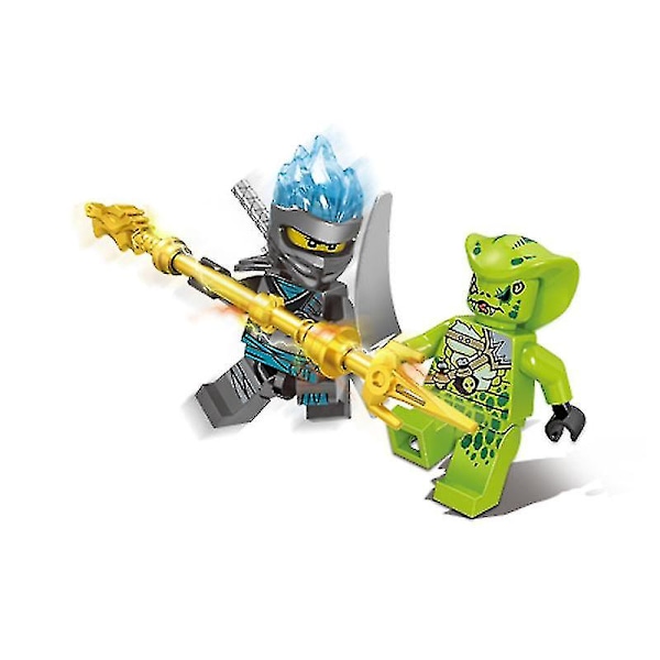 Sæt med 24 stk. Ninja Minifigurer Byggeklodser Legetøj Børnegave