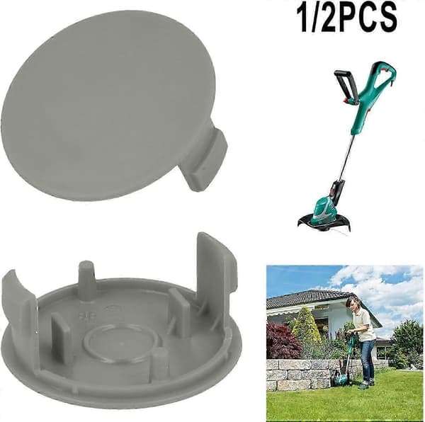 2 stk. erstatningsspoledeksel for Bosch AFS 23-37 gresstrimmer hagekantklipperdeler (LGL) 2pcs