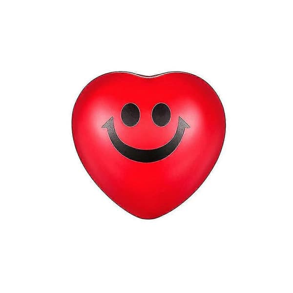 24 stk. Valentinsdag Hjerte Stressbolde, røde Smile Face Squeeze Bolde, hjerte Skumbolde til børn An-rx (LGL)