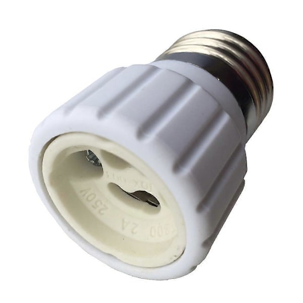 E27 till GU10 Glödlampa Konverterare Lamphållare Sockeladapter Flamskyddande Material 6-pack (LGL)