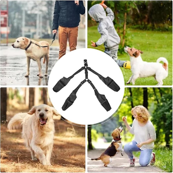 2024 Suspender Boots for Dogs - Vanntett Hundesko med Anti-Skli for Små og Mellomstore Hunder [GGL] M