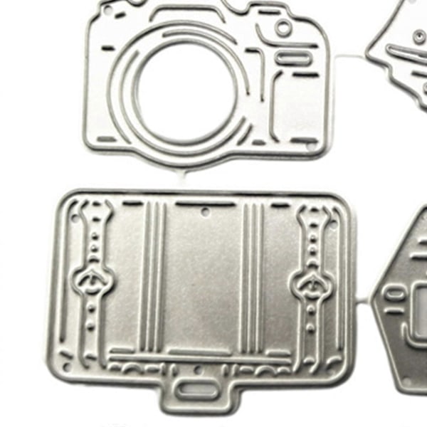 Lentokone, Laiva, Kamera, Auto, Matkalaukku Metalliset Leikkuuterät Stencil DIY Scrapbooking Relief-työkalu Paperikortti Albumin Malli Muotti (LGL)