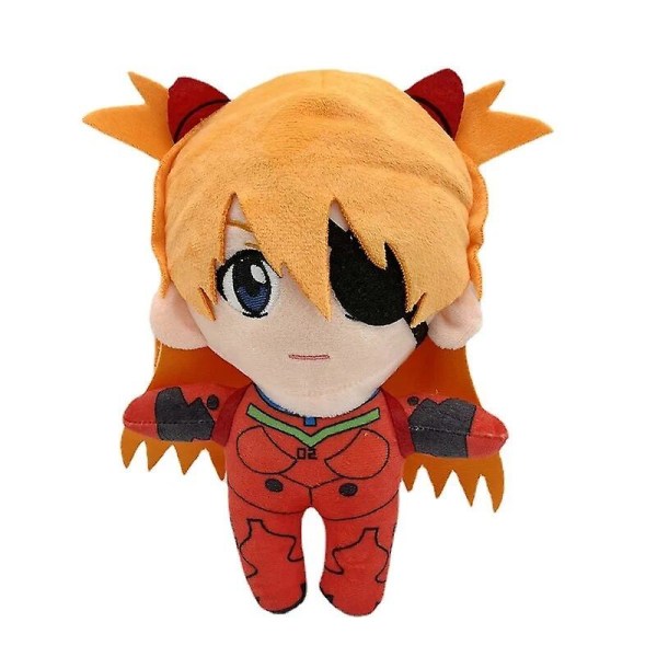 25 cm Ayanami Rei Pehmolelu Nukke Sarjakuva Anime Pehmolelu Kawaii Evangelion Pehmolelu Eva Pehmeä täytetty huoneen sisustus Lasten joululahjat C 25CM