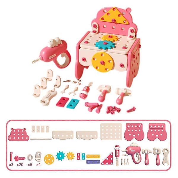 Diyative Hippo All-in-One Tool Hub DIY -työkalusarja (LGL) Pink
