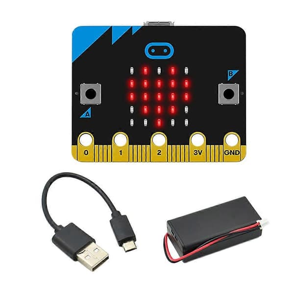 Micro:Bit V1.5 Utviklingskort Micro:Bit Smart Bilsett/Qtruck/Python Utdanning BBC Microbit Progra (LGL)