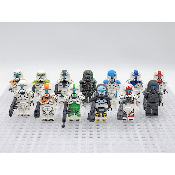 Star Wars Clone Commandos Delta Squad Assortment 13 Building Block Toys Set [LGL]