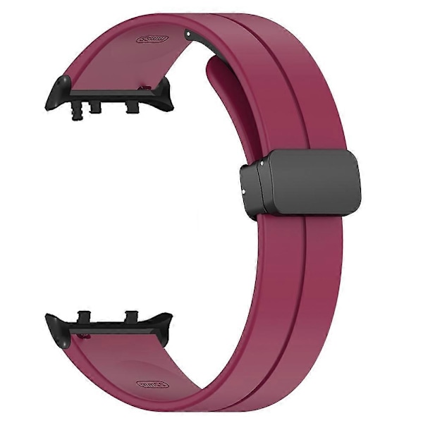 För Huawei Watch D2 Magnetiskt Vikspänne Silikon Klockarmband Ersättningsarmband LGL Multicolor Style H