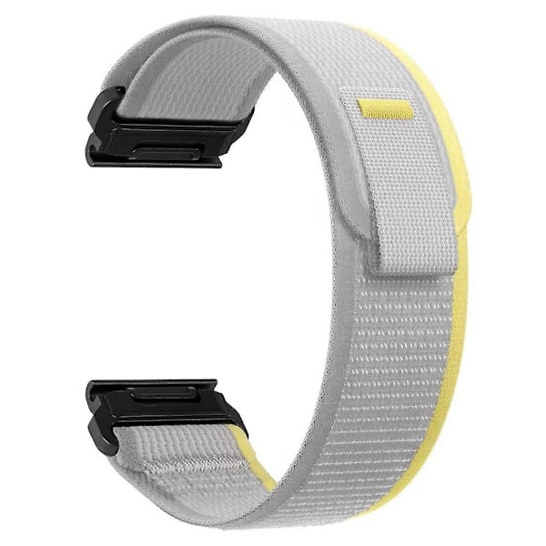 Armband för Garmin Forerunner 965/955/945/935 22mm, Trail Loop Justerbar Nylon Wristband (LGL) Yellow, Yellow Garmin Forerunner 965