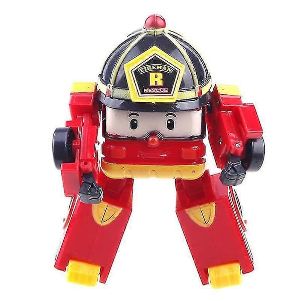 Robocar Poli Legetøj Korea Robotbil Transformationslegetøj Bedste Gaver Til Børn (LGL) Red