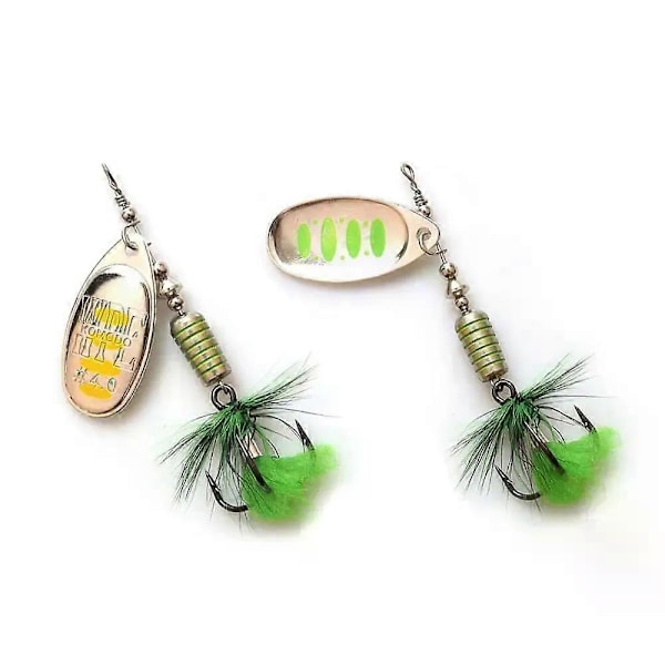 Spinner sluk skje agn 1# 2# 2.5# 3# 3.5# 4# 5# Skje sluker gjedde Metall med treble kroker Kunstig bass agn Fiske sluk LGL 072 4