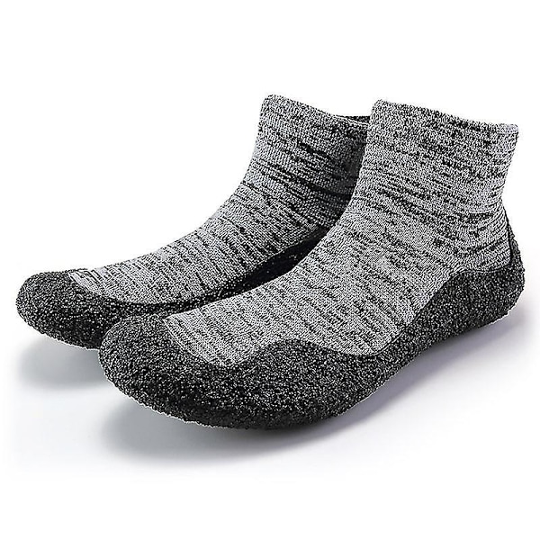 Jalkineet urheiluun ja matkoille Miehille Naisille Liukumattomat paljasjalkasukat Kengät Fitness Rantakengät Kevyet LGL Black Gray 39