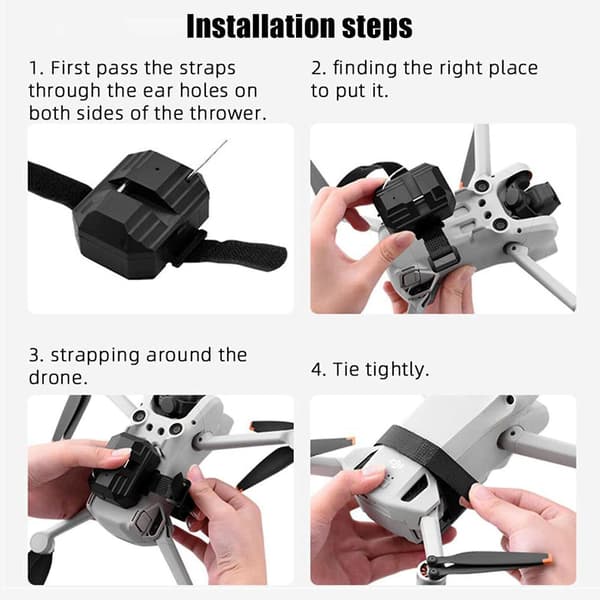 Drone Slipplast Levering Kaster Luftslipp for DJI Mini 3 Pro Mavic 3 (LGL)