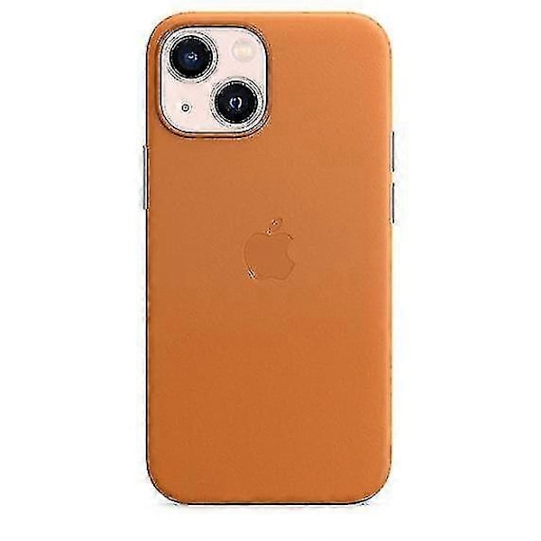 Läderfodral för iPhone 13 Mini Läderfodral med Magsafe LGL Golden Brown