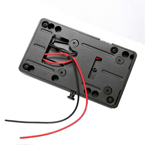 V Mount Batteriplate V-Lock Mount Batteriplate for V-formet Batteri Strømforsyning Splitter DSLR Kameraer Videokameraer LGL Black