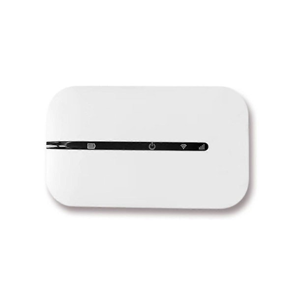 4G Portabel Pocket WiFi Router 150Mbps WiFi Modem Bil Mobil Wifi Trådlös Hotspot med SIM-kortplats Portabel WiFi LGL White