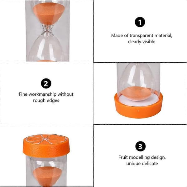 Timglas Timer Ornament Skrivbord Timing Verktyg TIMAGE AV FRUKTSKÄRNING LAMPDESIGNERS (LGL)